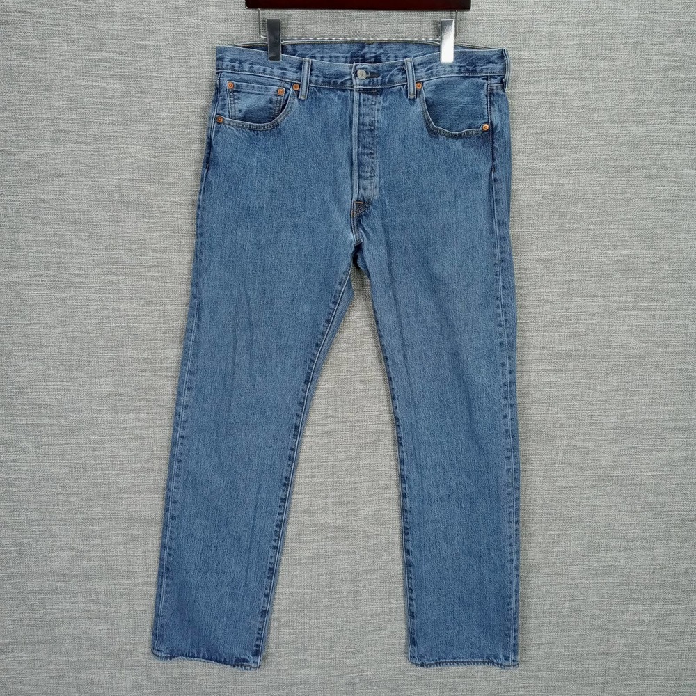 Levi's Men's Straight Jeans - Light Blue Denim